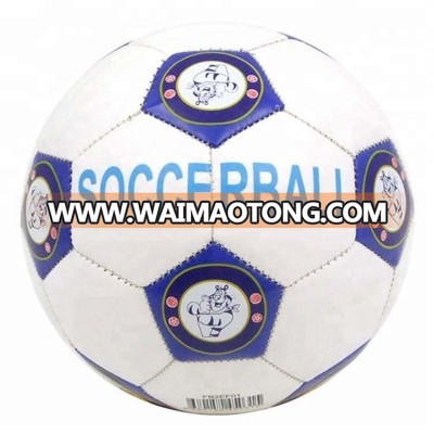 Logo Printed Multicolor Soft Foam Soccer Ball Machine Stitched For Training