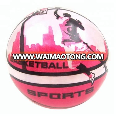 kids toy PVC plastic basketball ball custom