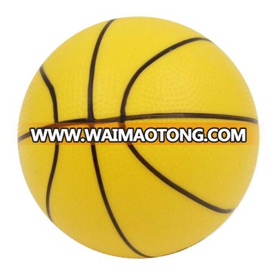 simple rubber plastic basketball ball for training