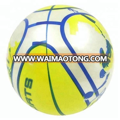 full printing PVC inflatable basketball for kids toys