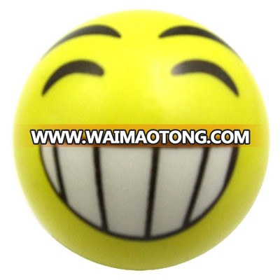 ECO-Friendly Exercise Therapy Funny PU Emoji Stress Ball