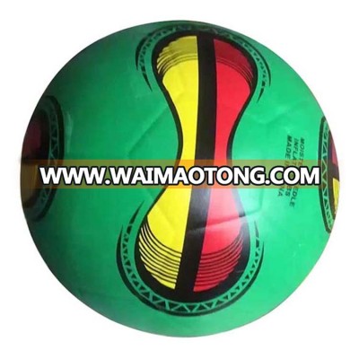 Promotional toy rubber Soccer Ball with custom printing