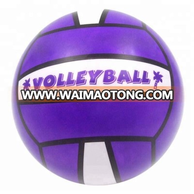 pink color custom printed pvc beach volleyball