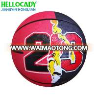 B 065 NO.1 cheap rubber basketball factory